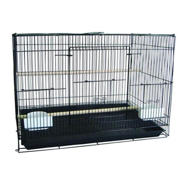 Peticare Lot Of 6 Small Breeding Cages- Yellow With Pink & Green PE3276191 - main